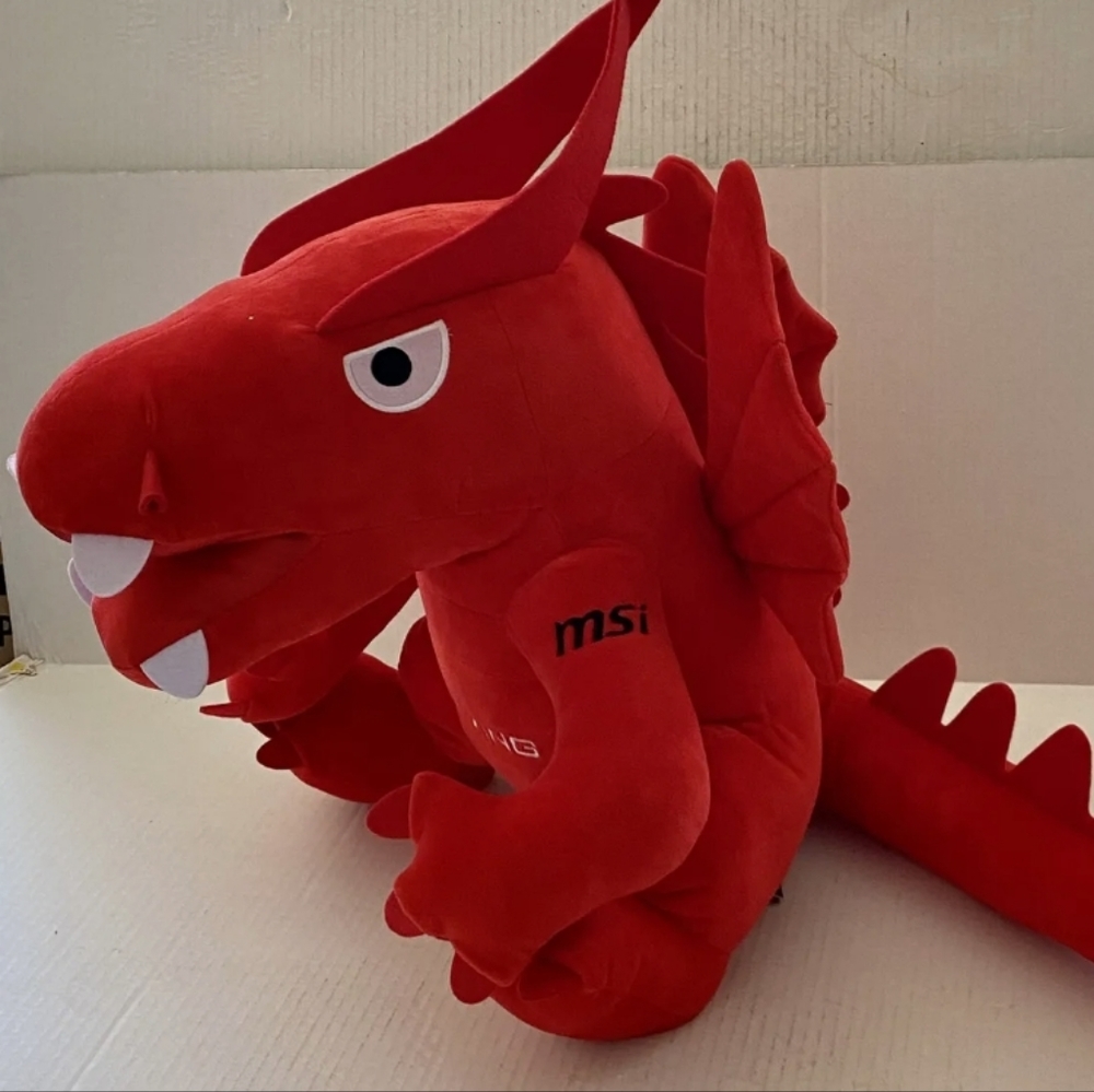 MSI Gaming Dragon Lucky Mascot Red Plush
